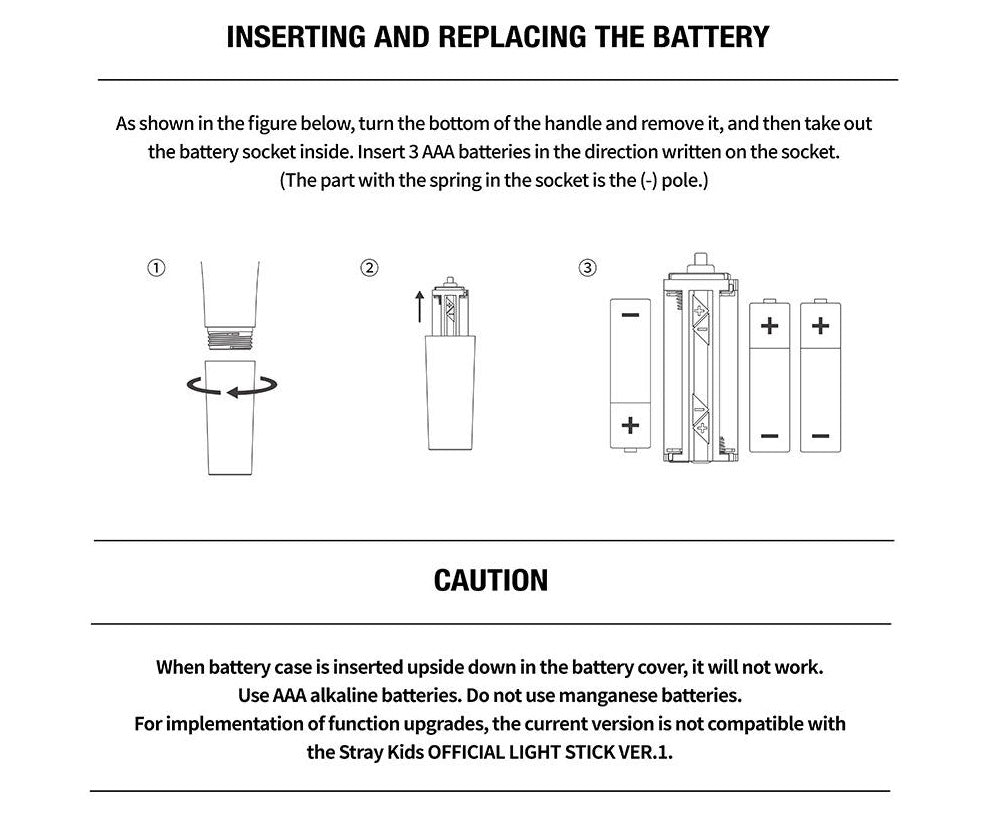 STRAY KIDS OFFICIAL LIGHT STICK v2